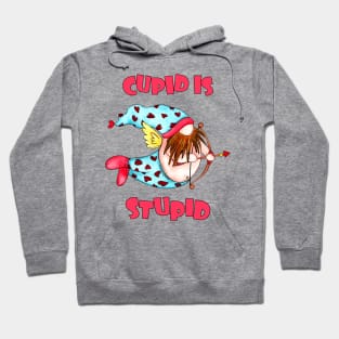 Cupid is stupid Hoodie